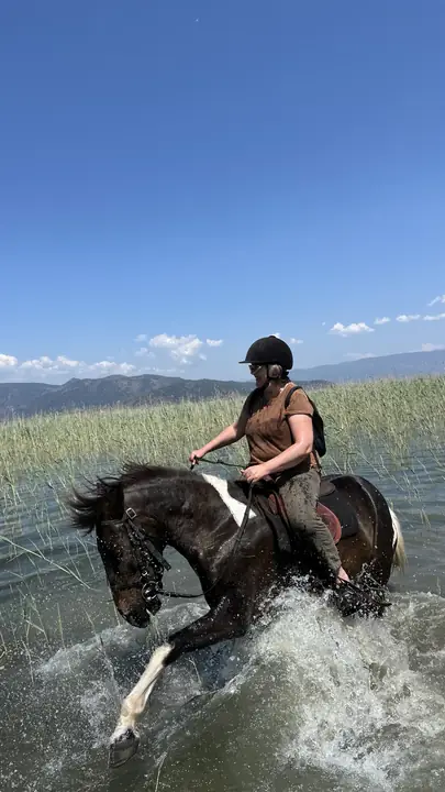 Lake ride, Caunos Horses
